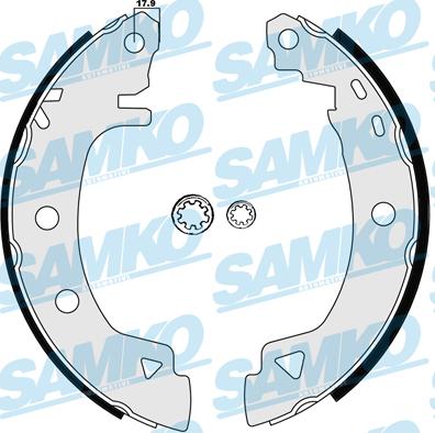 Samko 84920B - Kit ganasce freno autozon.pro