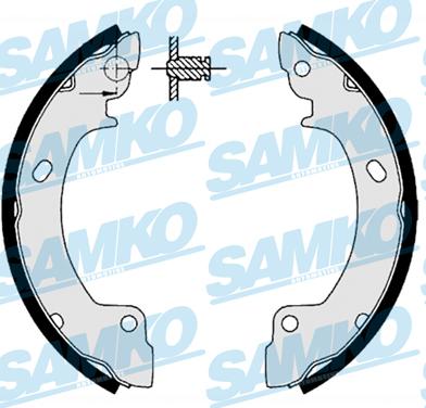 Samko 86410 - Kit ganasce freno autozon.pro