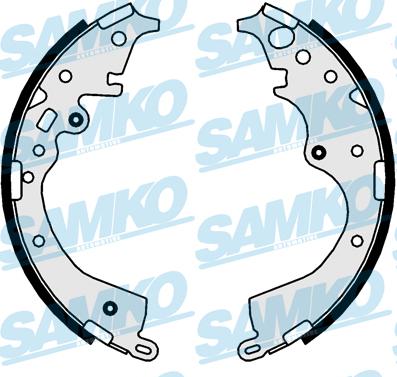 Samko 81035 - Kit ganasce freno autozon.pro