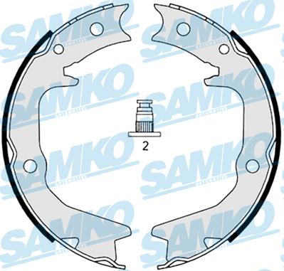 Samko 88920 - Kit ganasce freno autozon.pro