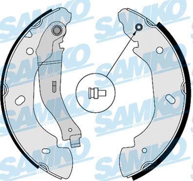 Samko 88580 - Kit ganasce freno autozon.pro