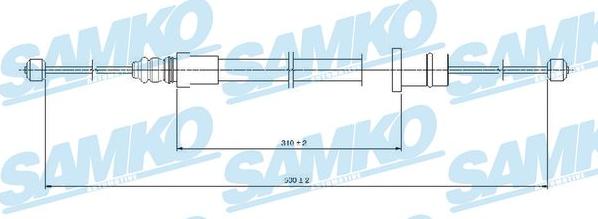 Samko C0994B - Cavo comando, Freno stazionamento autozon.pro