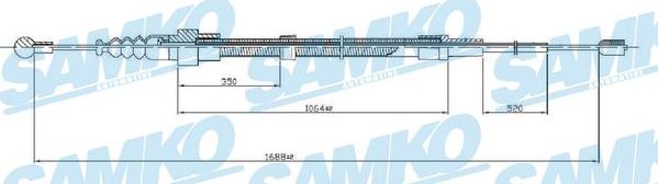 Samko C0953B - Cavo comando, Freno stazionamento autozon.pro