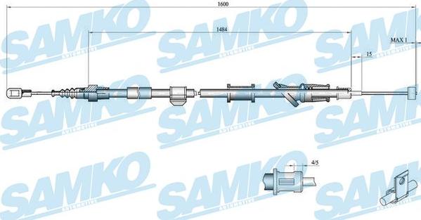 Samko C0920B - Cavo comando, Freno stazionamento autozon.pro