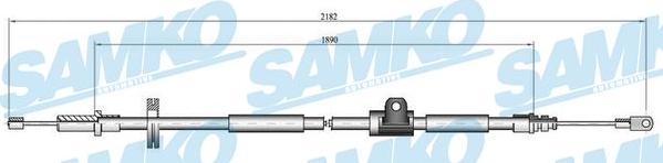 Samko C0923B - Cavo comando, Freno stazionamento autozon.pro