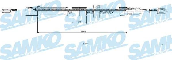 Samko C0455B - Cavo comando, Freno stazionamento autozon.pro