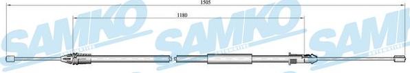 Samko C0405B - Cavo comando, Freno stazionamento autozon.pro