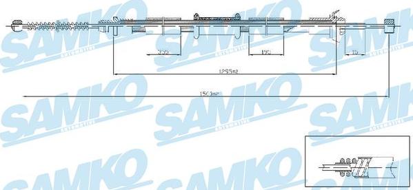 Samko C0653B - Cavo comando, Freno stazionamento autozon.pro