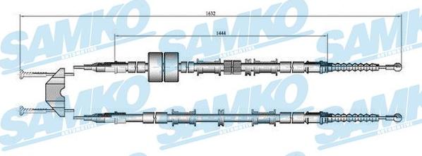 Samko C0652B - Cavo comando, Freno stazionamento autozon.pro