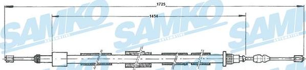 Samko C0615B - Cavo comando, Freno stazionamento autozon.pro