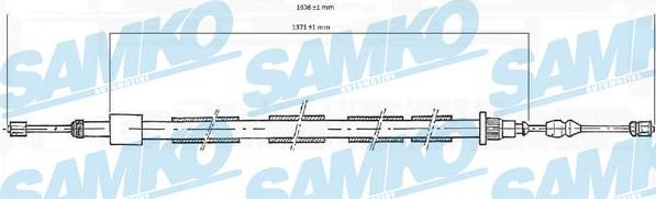 Samko C0616B - Cavo comando, Freno stazionamento autozon.pro