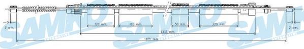 Samko C0618B - Cavo comando, Freno stazionamento autozon.pro