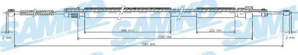 Samko C0617B - Cavo comando, Freno stazionamento autozon.pro