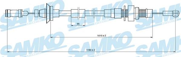 Samko C0005A - Cavo acceleratore autozon.pro