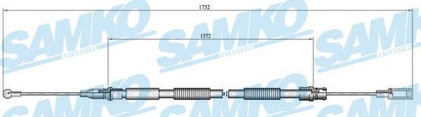 Samko C0007B - Cavo comando, Freno stazionamento autozon.pro