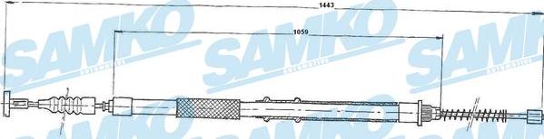 Samko C0154B - Cavo comando, Freno stazionamento autozon.pro