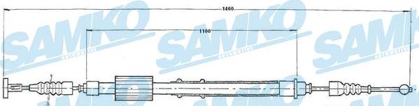 Samko C0155B - Cavo comando, Freno stazionamento autozon.pro