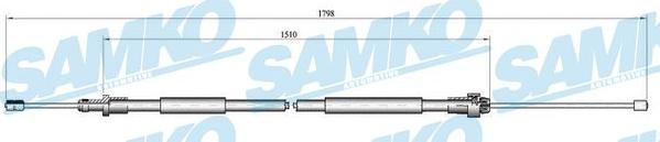 Samko C0104B - Cavo comando, Freno stazionamento autozon.pro