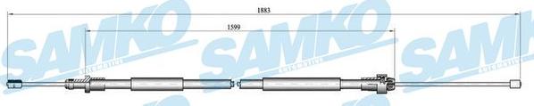 Samko C0105B - Cavo comando, Freno stazionamento autozon.pro