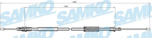 Samko C0107B - Cavo comando, Freno stazionamento autozon.pro