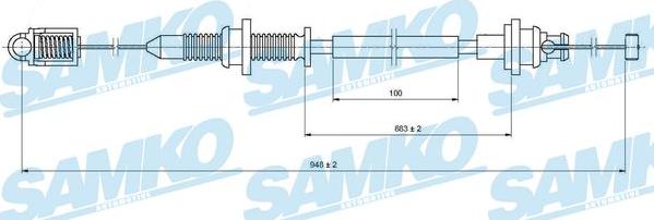 Samko C0131A - Cavo acceleratore autozon.pro