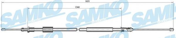 Samko C0127B - Cavo comando, Freno stazionamento autozon.pro