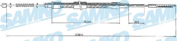 Samko C0802B - Cavo comando, Freno stazionamento autozon.pro