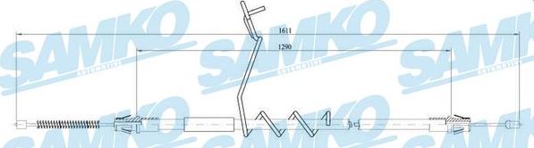 Samko C0290B - Cavo comando, Freno stazionamento autozon.pro