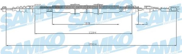 Samko C0258B - Cavo comando, Freno stazionamento autozon.pro