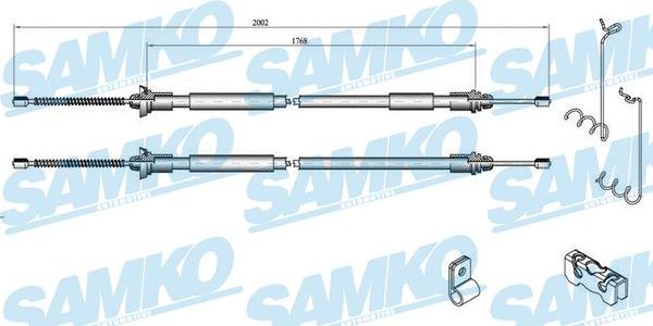 Samko C0282B - Cavo comando, Freno stazionamento autozon.pro