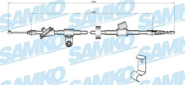 Samko C0758B - Cavo comando, Freno stazionamento autozon.pro