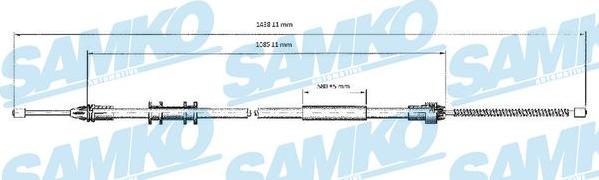 Samko C0700B - Cavo comando, Freno stazionamento autozon.pro