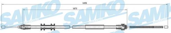 Samko C0703B - Cavo comando, Freno stazionamento autozon.pro