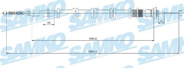 Samko C1689B - Cavo comando, Freno stazionamento autozon.pro