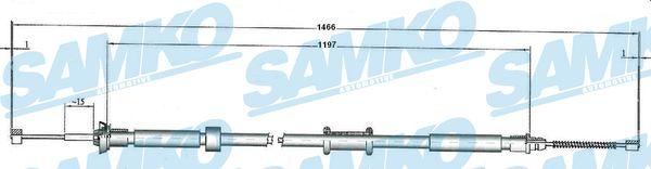 Samko C1084B - Cavo comando, Freno stazionamento autozon.pro