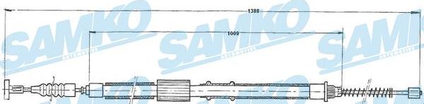 Samko C1240B - Cavo comando, Freno stazionamento autozon.pro