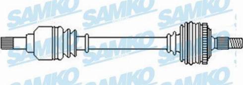 Samko DS52454 - Albero motore / Semiasse autozon.pro