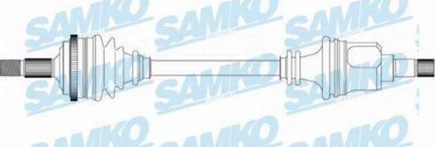 Samko DS16066 - Albero motore / Semiasse autozon.pro