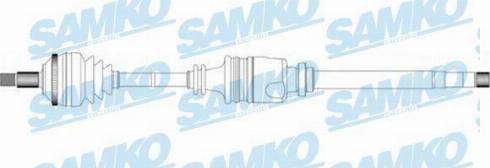 Samko DS16089 - Albero motore / Semiasse autozon.pro