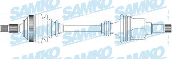 Samko DS16156 - Albero motore / Semiasse autozon.pro