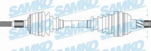 Samko DS37014 - Albero motore / Semiasse autozon.pro