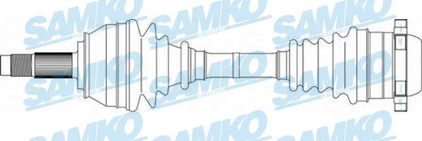 Samko DS20180 - Albero motore / Semiasse autozon.pro