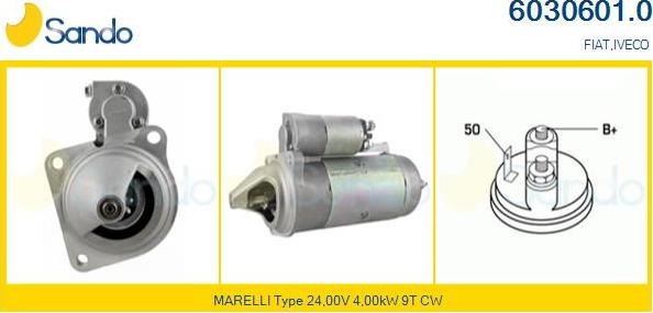 Sando 6030601.0 - Motorino d'avviamento autozon.pro