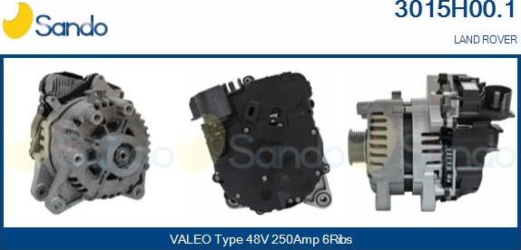 Sando 3015H00.1 - Alternatore motorino d'avviamento autozon.pro