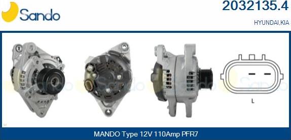 Sando 2032135.4 - Alternatore autozon.pro