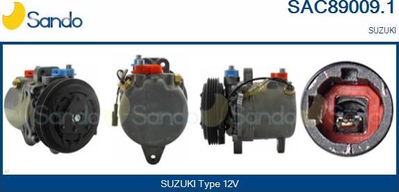 Sando SAC89009.1 - Compressore, Climatizzatore autozon.pro