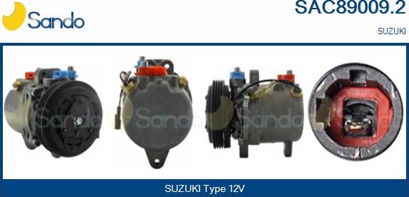 Sando SAC89009.2 - Compressore, Climatizzatore autozon.pro