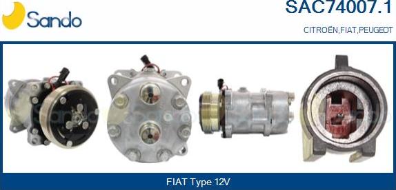 Sando SAC74007.1 - Compressore, Climatizzatore autozon.pro