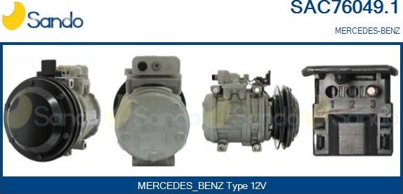 Sando SAC76049.1 - Compressore, Climatizzatore autozon.pro