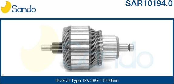 Sando SAR10194.0 - Ancorina, Starter autozon.pro